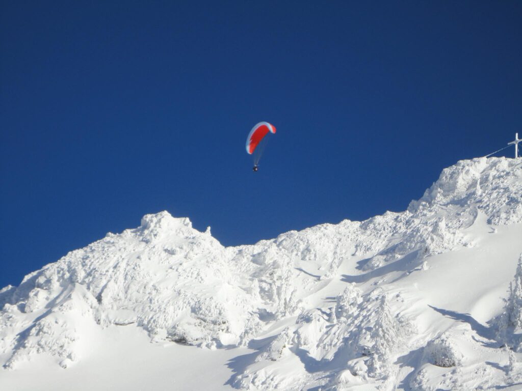 Wagrain vinter faldskærm
